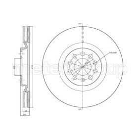 Bremsscheibe 800-461 von CIFAM günstig für 35,85 € online kaufen