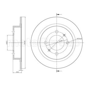 Bremsscheibe 800-661 von CIFAM günstig für 22,95 € online kaufen