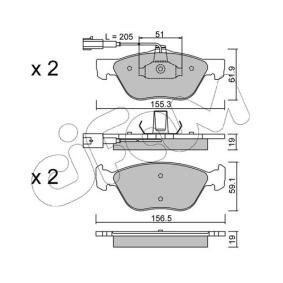 Bremsbeläge 822-083-1 von CIFAM günstig für 86,06 € online kaufen