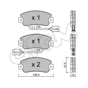 Bremsbeläge 822-104-1 von CIFAM günstig für 36,72 € online kaufen