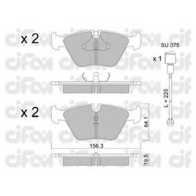 Bremsbeläge 822-122-0K von CIFAM günstig für 31,66 € online kaufen