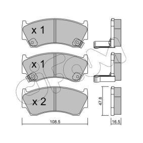 Bremsbeläge 822-277-0 von CIFAM günstig für 26,76 € online kaufen