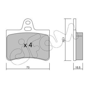 Bremsbeläge 822-333-0 von CIFAM günstig für 26,90 € online kaufen