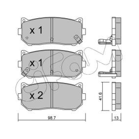 Bremsbeläge 822-372-0 von CIFAM günstig für 85,80 € online kaufen