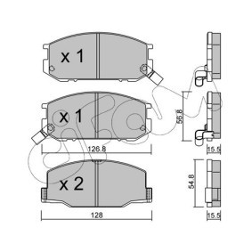 Achetez des Plaquettes de frein CIFAM 822-425-0 à prix pour 43,83 €