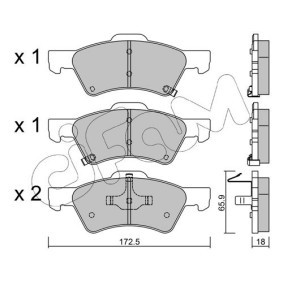 Bremsbeläge 822-457-0 von CIFAM günstig für 39,00 € online kaufen