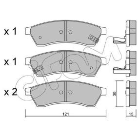 Bremsbeläge 822-510-1 von CIFAM günstig für 37,25 € online kaufen
