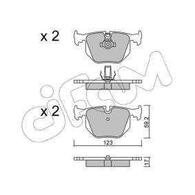 Bremsbeläge 822-560-0 von CIFAM günstig für 82,33 € online kaufen