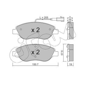 Bremsbeläge 822-577-1 von CIFAM günstig für 76,83 € online kaufen