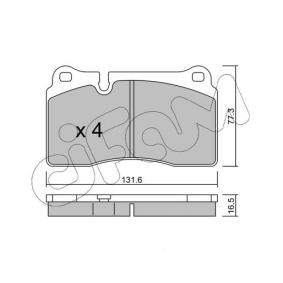 Bremsbeläge 822-659-0 von CIFAM günstig für 75,66 € online kaufen