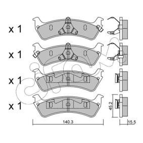 Bremsbeläge für FORD USA von CIFAM