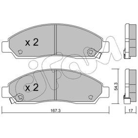 Bremsbeläge von CIFAM 822-731-0