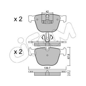 Bremsbeläge 822-773-6 von CIFAM günstig für 69,46 € online kaufen