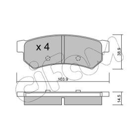 Bremsbeläge 822-846-0 von CIFAM günstig für 81,89 € online kaufen