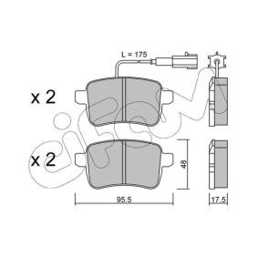 Bremsbeläge 822-895-0 von CIFAM günstig für 86,20 € online kaufen