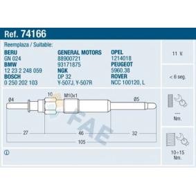 Glühkerze 74166 von FAE günstig für 18,07 € online kaufen