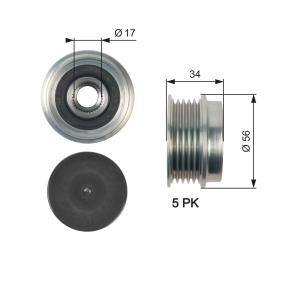 Generatorfreilauf OAP7127 von GATES günstig für 83,68 € online kaufen
