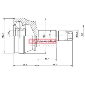 Acquista Kit giunti semiasse da KAMOKA 6684 a buon mercato per soli 10,33 €