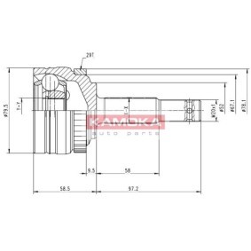 Acquista Kit giunti semiasse da KAMOKA 6718 a buon mercato per soli 31,46 €