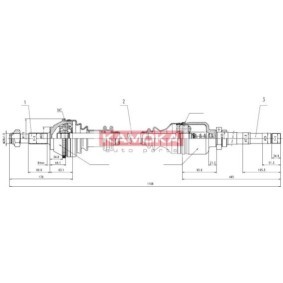 Comprar Árbol de transmisión de KAMOKA CT1138917A a bajo precio de 102,31 €
