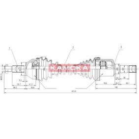 Comprar Árbol de transmisión de KAMOKA FD1138927 a bajo precio de 43,49 €