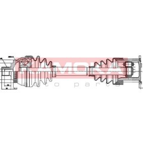 Comprar Árbol de transmisión de KAMOKA VW1138901 a bajo precio de 55,25 €