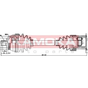 Comprar Árbol de transmisión de KAMOKA VW1138902 a bajo precio de 55,52 €