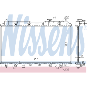 Kühler, Motorkühlung von NISSENS