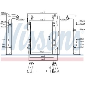 Køb Intercooler af NISSENS 96975 til den lave pris 8145,96 DKK