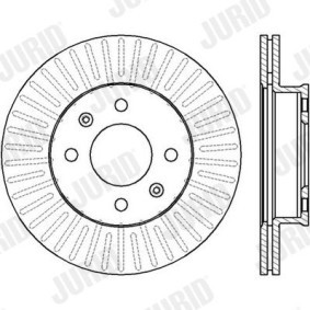 Bremsscheibe für HYUNDAI von JURID