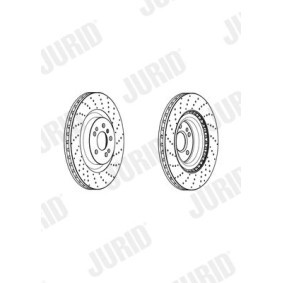 Bremsscheibe 562868JC von JURID günstig für 70,20 € online kaufen