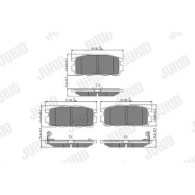 Compre Pastilhas de travão da JURID 573386J a um preço baixo por 27,76 €