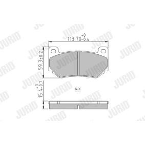 Bremsbeläge 573392J von JURID günstig für 32,95 € online kaufen
