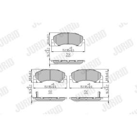 Acquista Kit pastiglie freni da JURID 573467J a buon mercato per soli 35,82 €