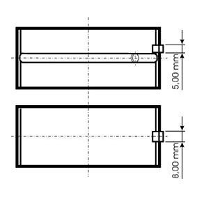 Kurbelwellenlagersatz 77791600 RENAULT TRUCKS von KOLBENSCHMIDT