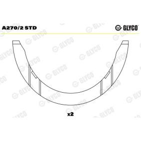 Acquista Spessore di registro, Albero a gomiti da GLYCO A270/2 STD a buon mercato per soli 29,94 €