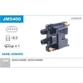 Zündspule für SUBARU von JANMOR