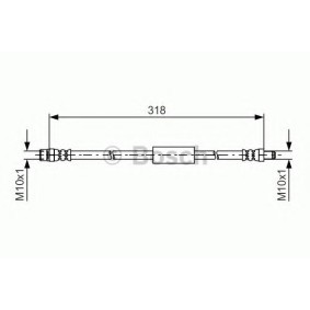 Bremsschlauch 1 987 481 618 ROLLS-ROYCE von BOSCH