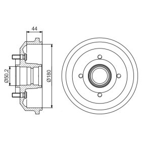 Bremstrommel 0 986 477 269 von BOSCH günstig für 83,41 € online kaufen