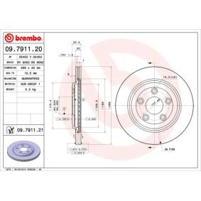 Compre Disco de travão da BREMBO 09.7911.21 a um preço baixo por 43,92 €