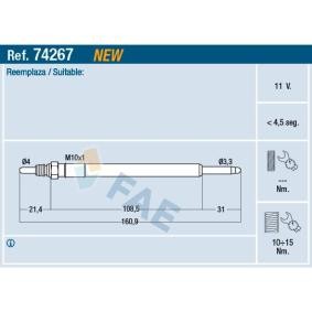 Glühkerze 74267 von FAE günstig für 30,97 € online kaufen