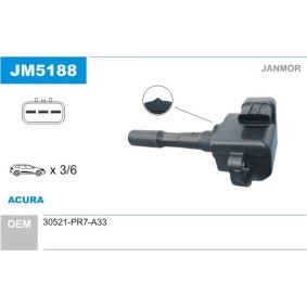 Zündspule für ACURA von JANMOR