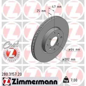 Bremsscheibe für HONDA von ZIMMERMANN
