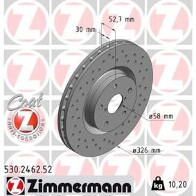 Bremsscheibe für SUBARU von ZIMMERMANN