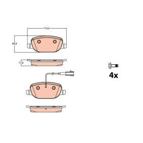 Compre Pastilhas de travão de TRW online para 4C Coupe (960_) a preços moderados