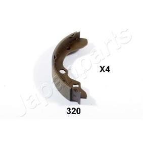 Handbremsbeläge des Herstellers JAPANPARTS - Originalware Artikelnummer: GF-320AF