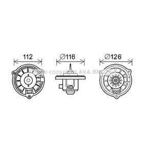 Acquista Elettromotore ventola abitacolo da PRASCO HY8407 a buon mercato per soli 85,79 €