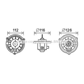 Acquista Elettromotore ventola abitacolo da PRASCO HY8409 a buon mercato per soli 81,78 €
