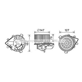 Acquista Elettromotore ventola abitacolo da PRASCO PE8393 a buon mercato per soli 203,29 €