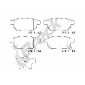 Acquista Kit pastiglie freni da BRECK 24610 00 704 10 a buon mercato per soli 38,07 €
